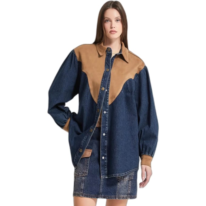It's Basic - Oversized Denim Shirt