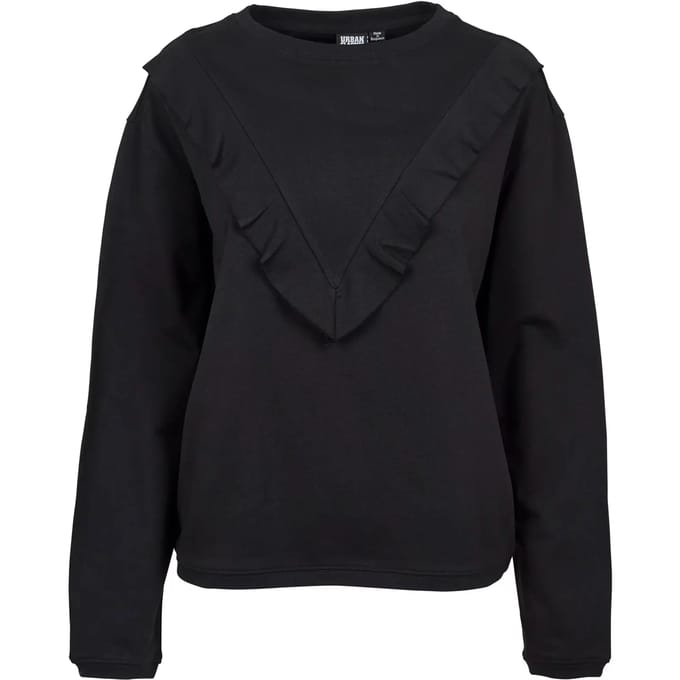 Urban Classics - Terry Volant Crew Sweater/trui - XS - Zwart