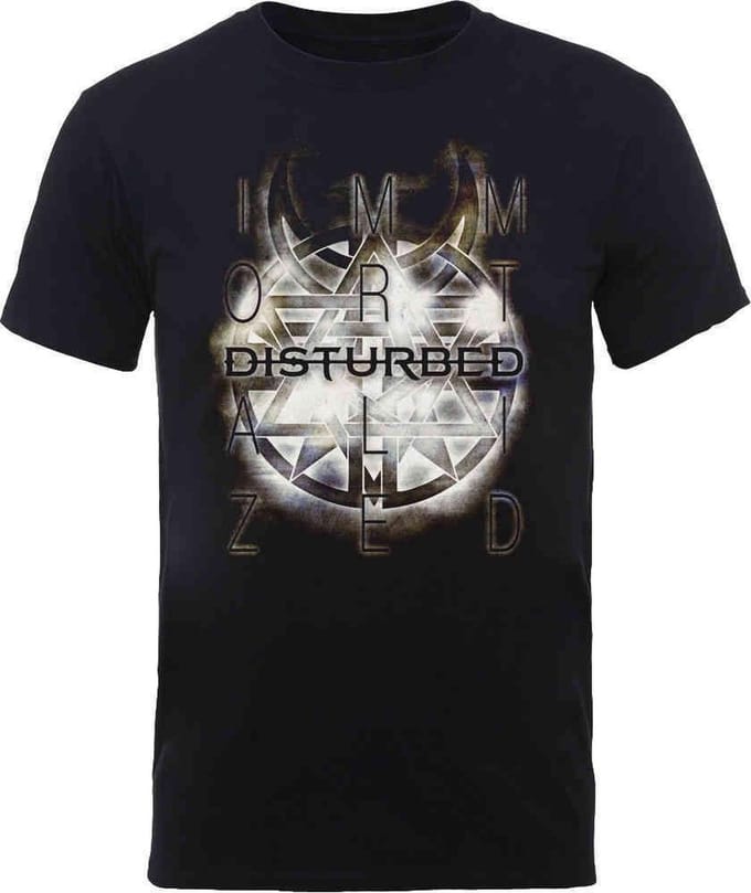 Disturbed - Symbol Heren T-shirt - M - Zwart
