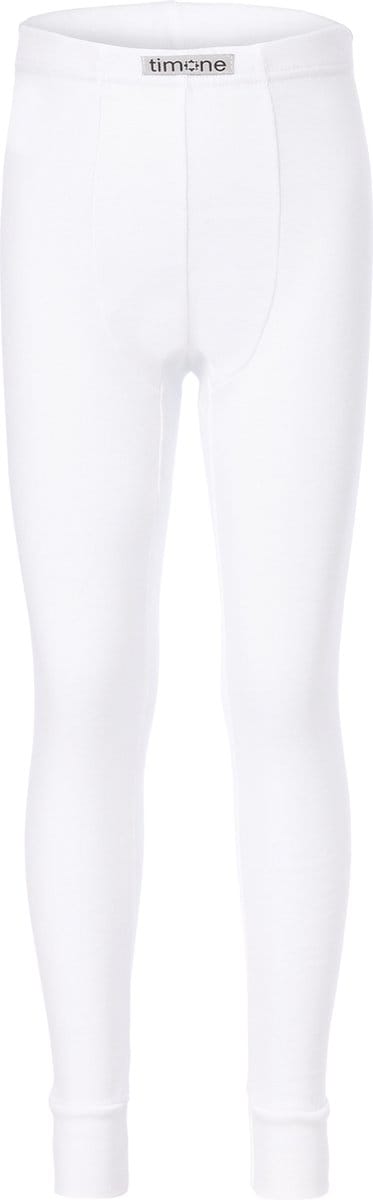 Timone Kinderen Thermobroek - Sport - Sporbroek - Lang - Katoen - TI-TI30-128 - (2-pack) Wit - 152