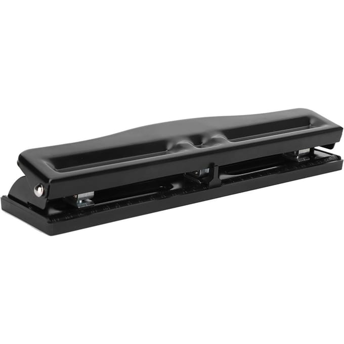 3 Gats Verstelbare Gatenpons Home Office DIY Handmatige Gatenmaker Accessoire Zwart black