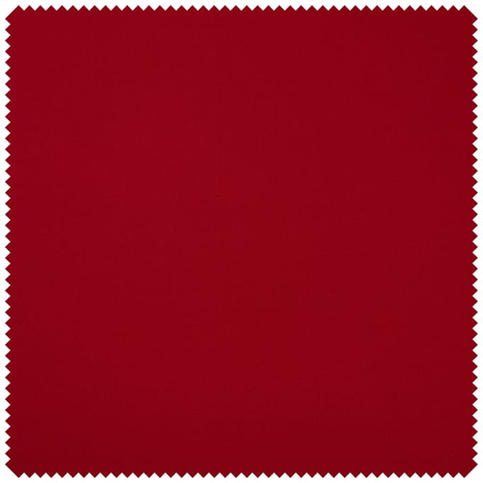 Katoenen stof "Uni" - Rood