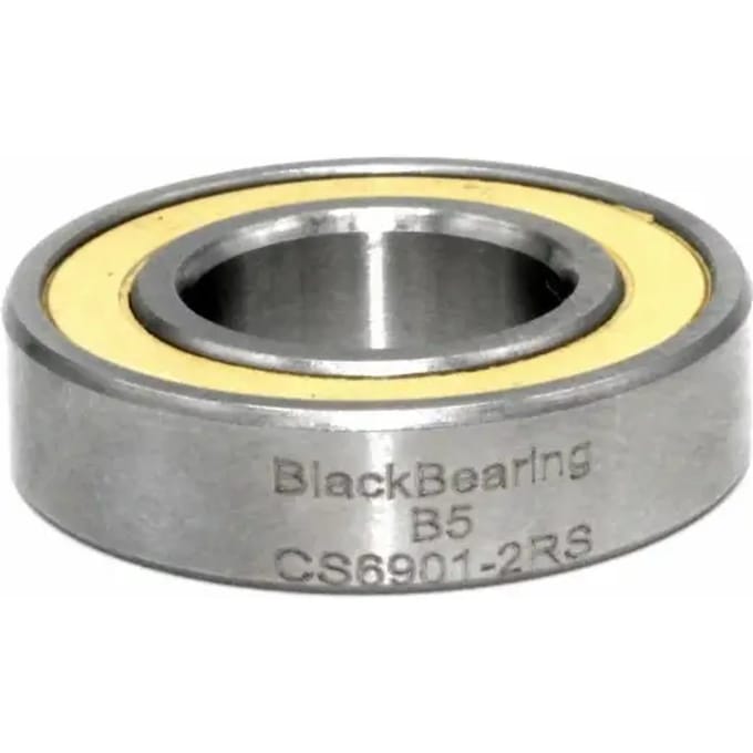 Black Bearing 6901-2rs Ceramic Lagers Zilver 12 x 24 x 6 mm