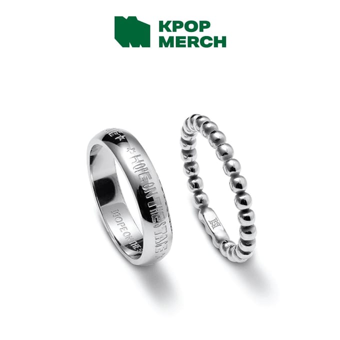 BTS - Gelaagde Ringenset (HOOP OP HET PODIUM) L(KR14) gray