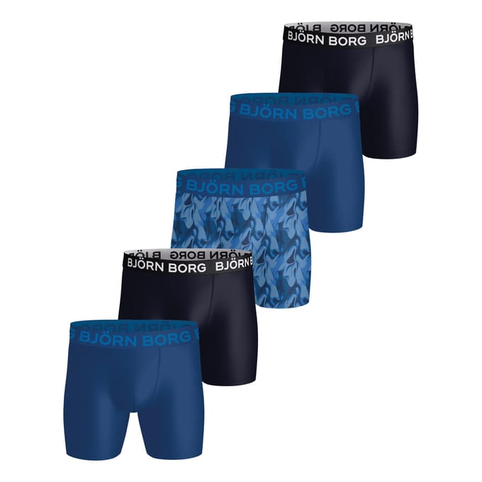 Björn Borg Sports Boxershorts Heren (5-pack) - Maat S