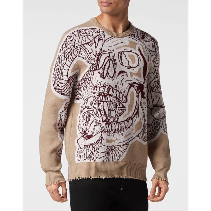 Pullover Ronde Hals Skull