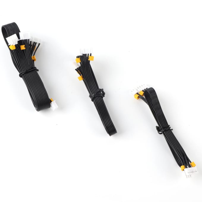 3 stuks eindschakelaar verbindingskabel voor Ender 3 XYZ 3D-printer moederbord accessoires white