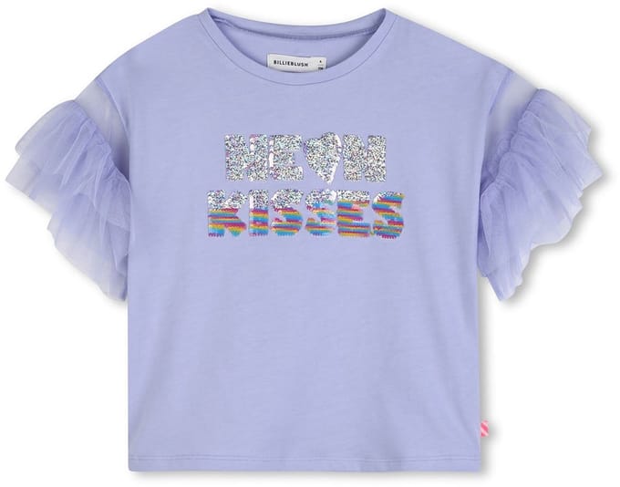 Billieblush - T-Shirt print - Blue - Maat 140