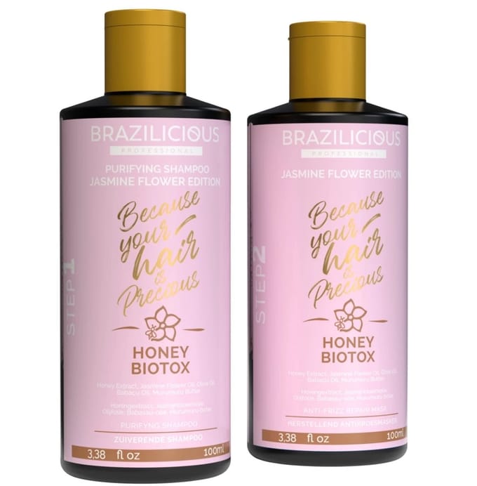 BraziliCious Biotox Honey & Jasmineflower Keratine 2 x 100ml