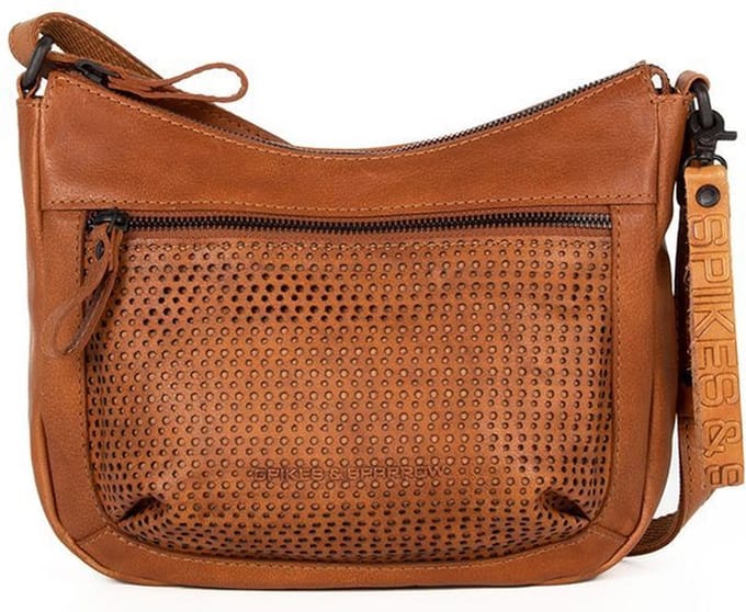 Leren Crossbodytas mini - Marijn - Bruin
