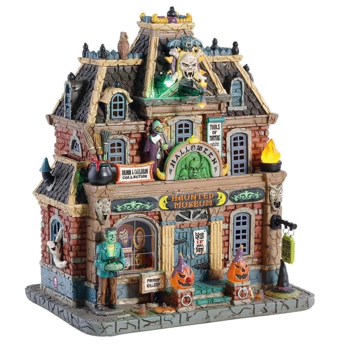 Lemax Haunted museum kerstdorp - With 4.5v adaptor