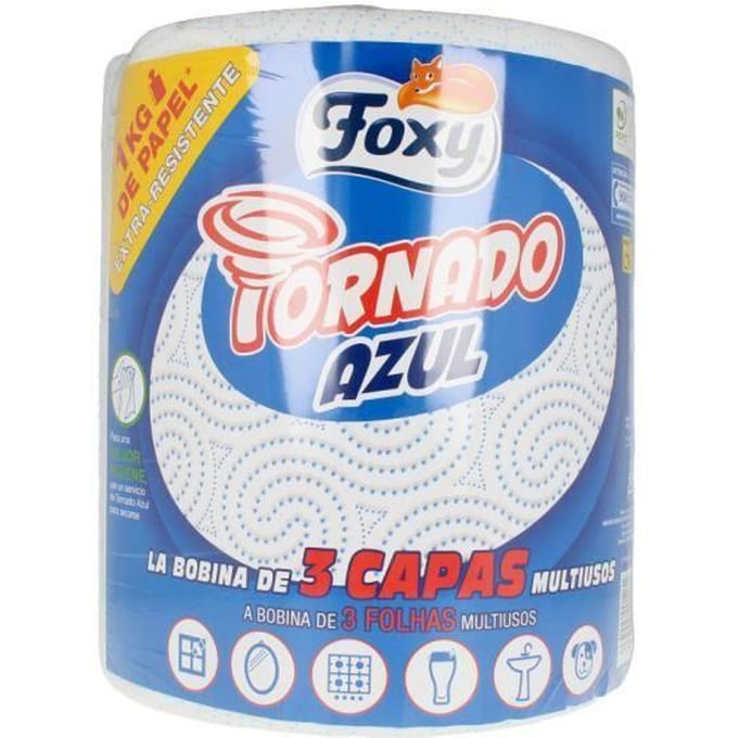 FOXY - Foxy Tornado Azul Multifunctionele Spoel 3 Lagen 1 Kg