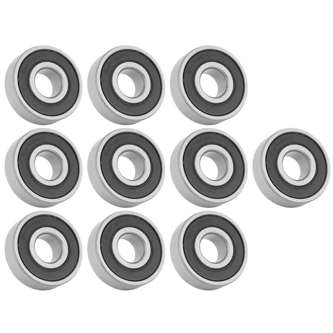 10 Pièces 6201‑RS Acier à Roulement Roulement à Billes à Gorge Profonde 12mm