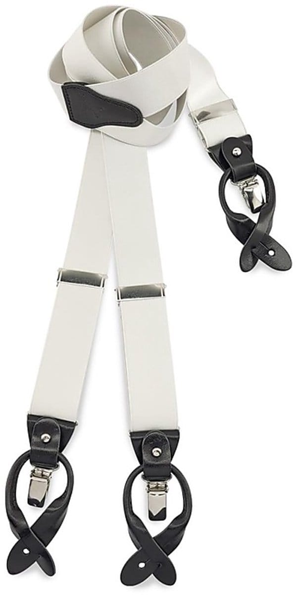 Sir Redman - Bretels - bretels White Tie - wit