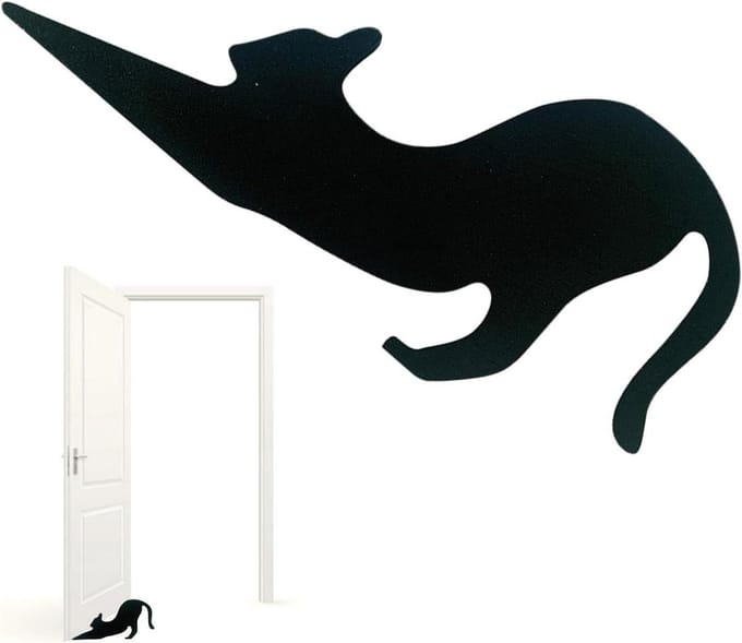 Deurstopper voor de onderkant van de deur - deurstopper | deurstopper wig | deurstopper voor Halloween kat voor deuropening | accessoires voor de deur