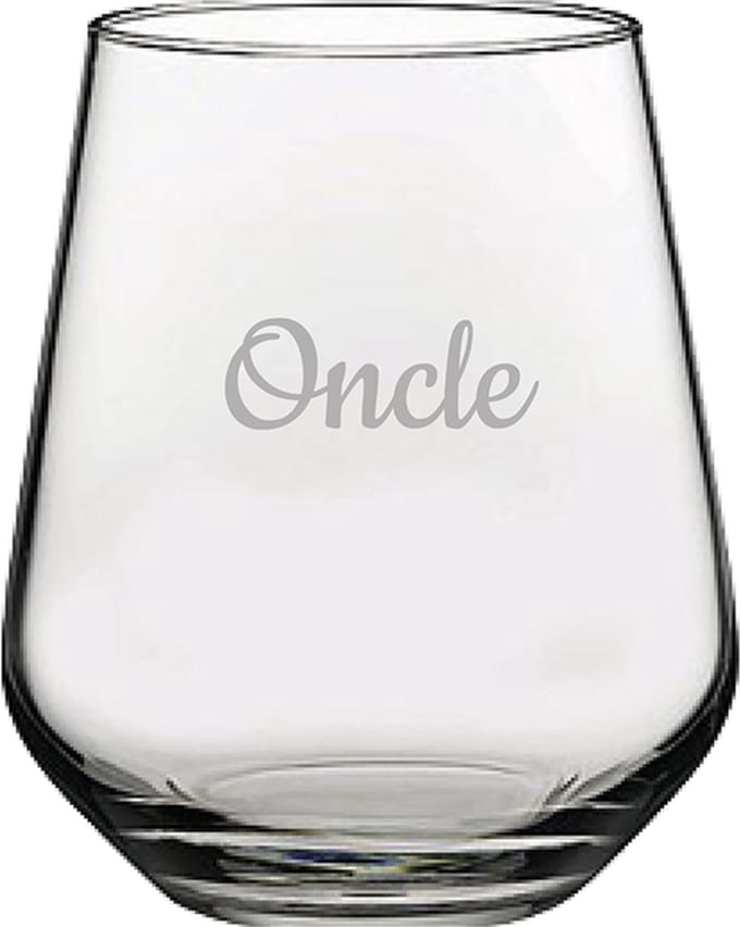 Drinkglas gegraveerd - 42,5cl - Oncle
