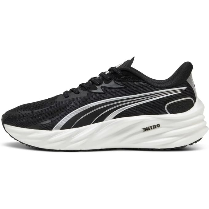 Puma Velocity Nitro Sneakers Heren - Zwart - Maat 44 - Mesh/Synthetisch