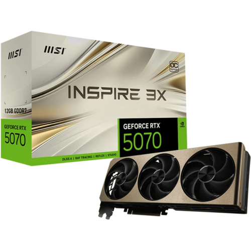 MSI RTX5070 Inspire 3X OC 12GB GDDR7 V532-006R retail