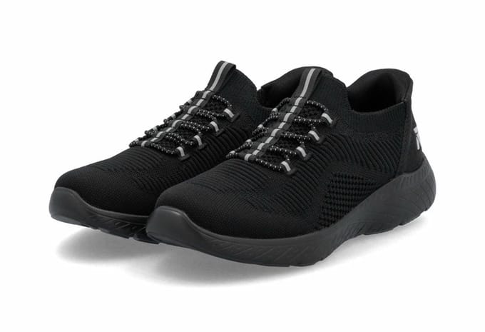 Rieker Dames Sneakers Low, Sneakers, M5066-00 Black
