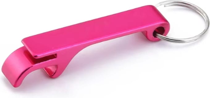 New Age Devi - Bieropener Sleutelhanger - Flesopener - Keychain - Roze