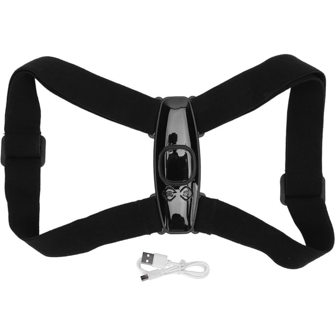 Rugbrace Houdingscorrector Slimme Sensor Zithoudingscorrector Verstelbare Houdingscorrectie gray