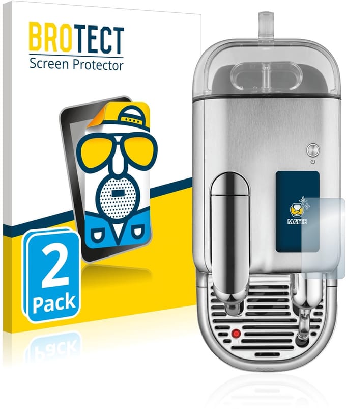 BROTECT - Screenprotector voor Sage Nespresso Creatista Pro - Folie Beschermfolie matte 2 Stuks