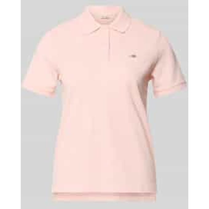 poloshirt met gestikt logo en polokraag