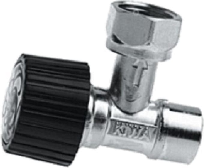 Bonfix Hoekstopkraan messing vernikkeld 3/8inch x 12mm binnendraad x capillair