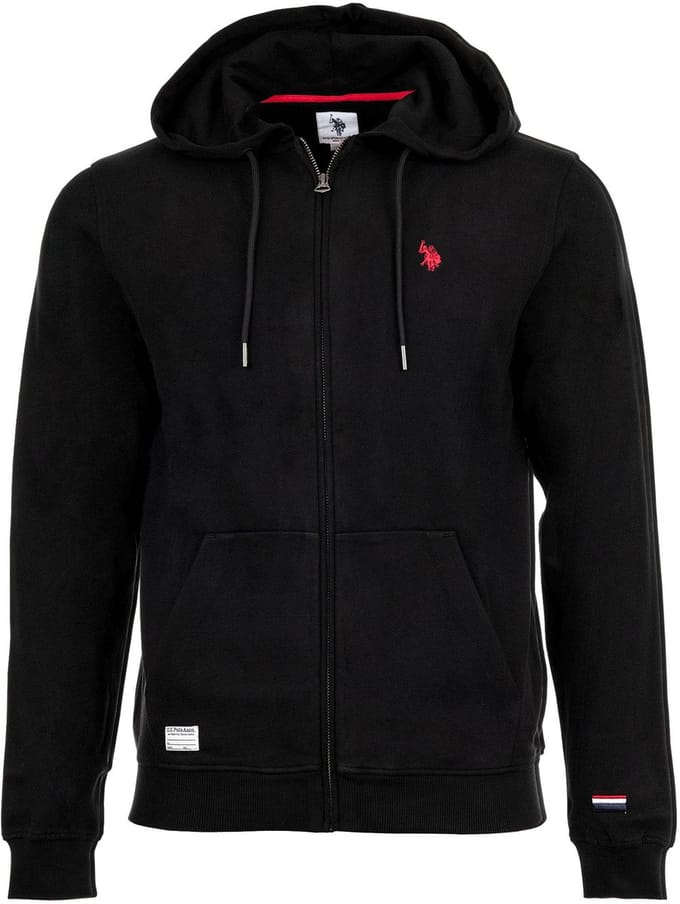 U.S. Polo Assn. Sweat vest Diagonal Fleece Carbon Finish Sweatjacke Set van 1