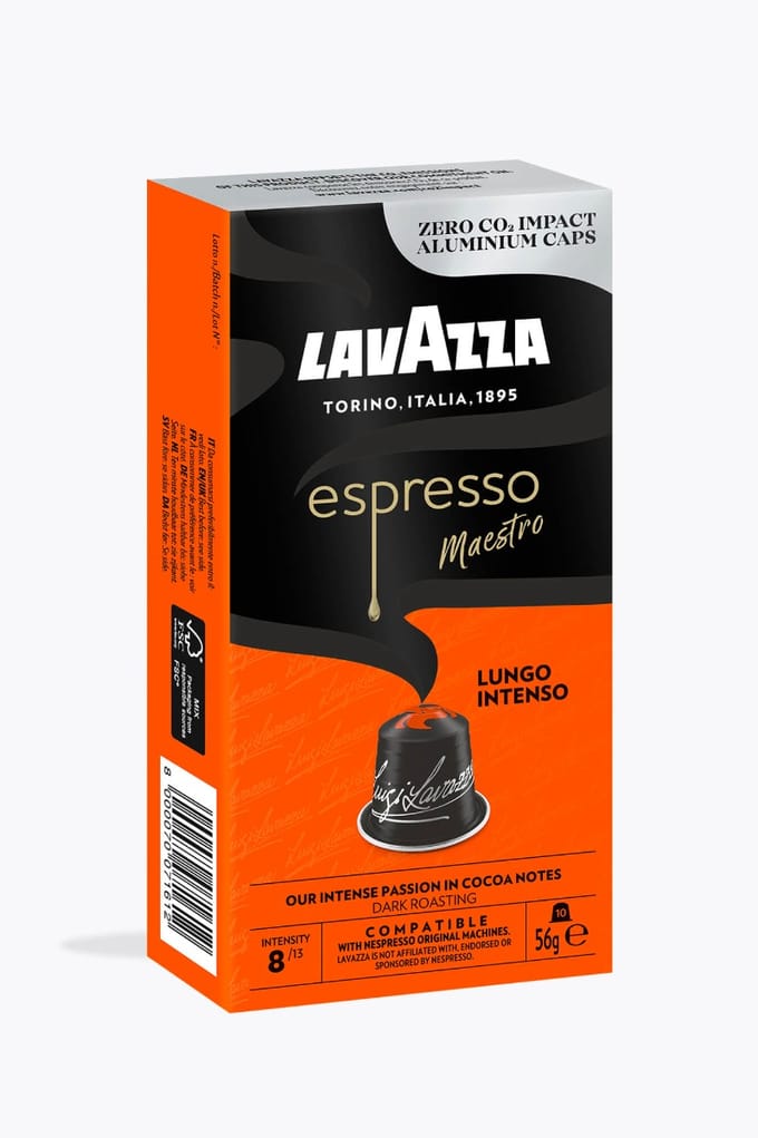 Lavazza Lungo Intenso 10 capsules Nespresso®-compatibel