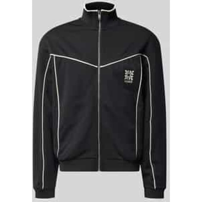 relaxed fit sweatjack van katoenmix model 'DARYNT'