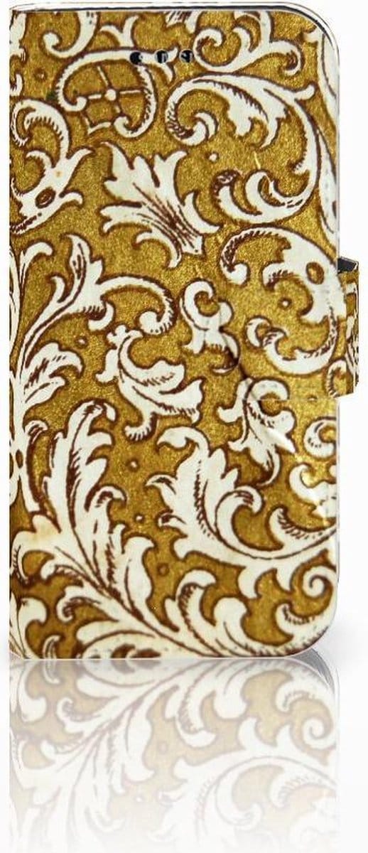 Wallet Case Samsung Galaxy A3 2017 Barok Goud