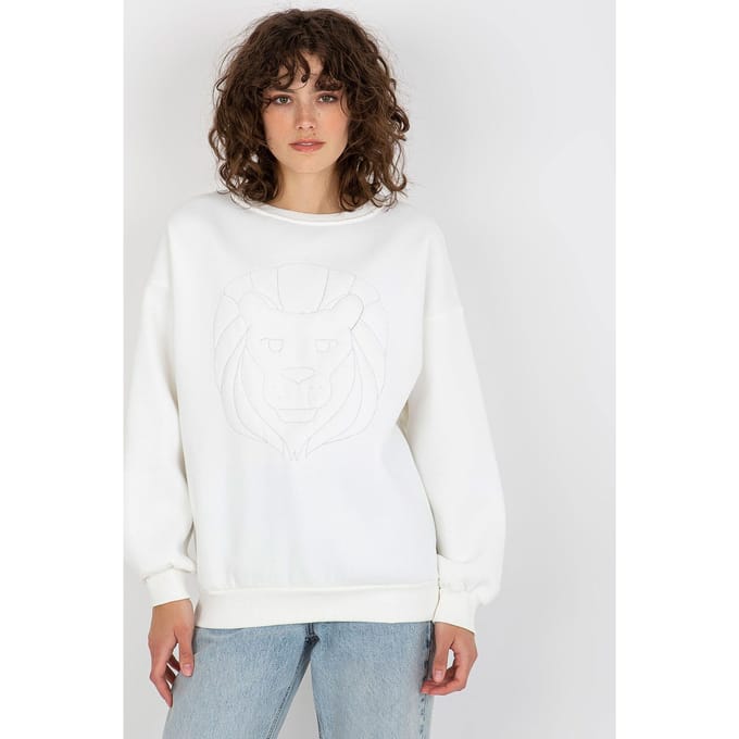 Soft Emblem Sweatshirt - Off-white / One Size