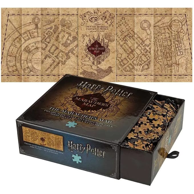 Noble Collection Harry Potter Marauder's Map Puzzel - 1000 stukjes