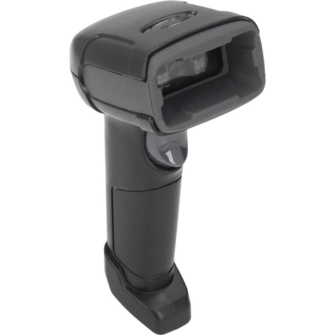 Barcode Scanner QR Code Reader OCR Function Handheld Tool for Store Logistic Retail black