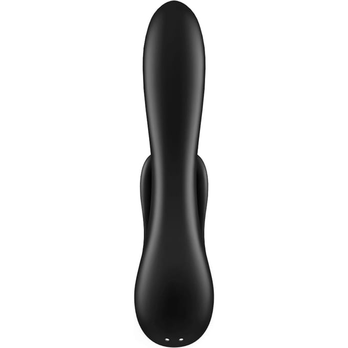 Satisfyer, vibrator, Bluetooth Rabbit, Double Flex, 20 cm, met app, 3 motoren, gemaakt van volledig siliconen, oplaadbaar, waterdicht