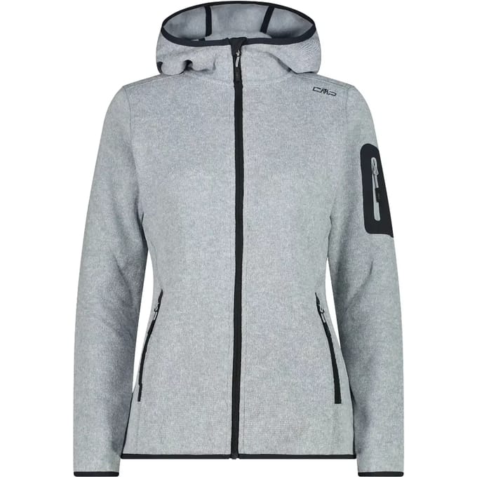 Dames fleece met capuchon CMP