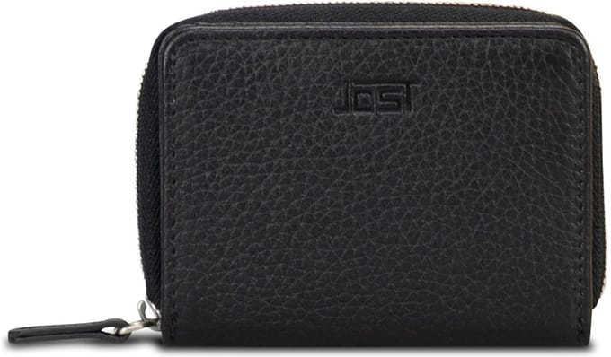 Jost Vika Portemonnee RFID-bescherming Leder 7.5 cm - Dames - Horizontaal - black