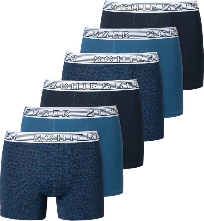 Schiesser Jongens shorts / pants 6 pack Teens Boys 95/5 Cotton
