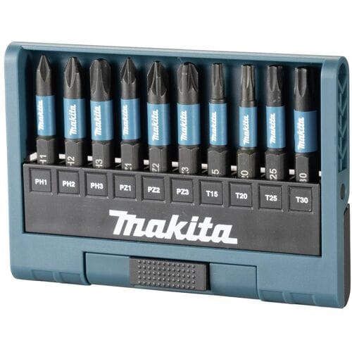 Makita Impact Black impact screwdriver bit set - 10 pieces