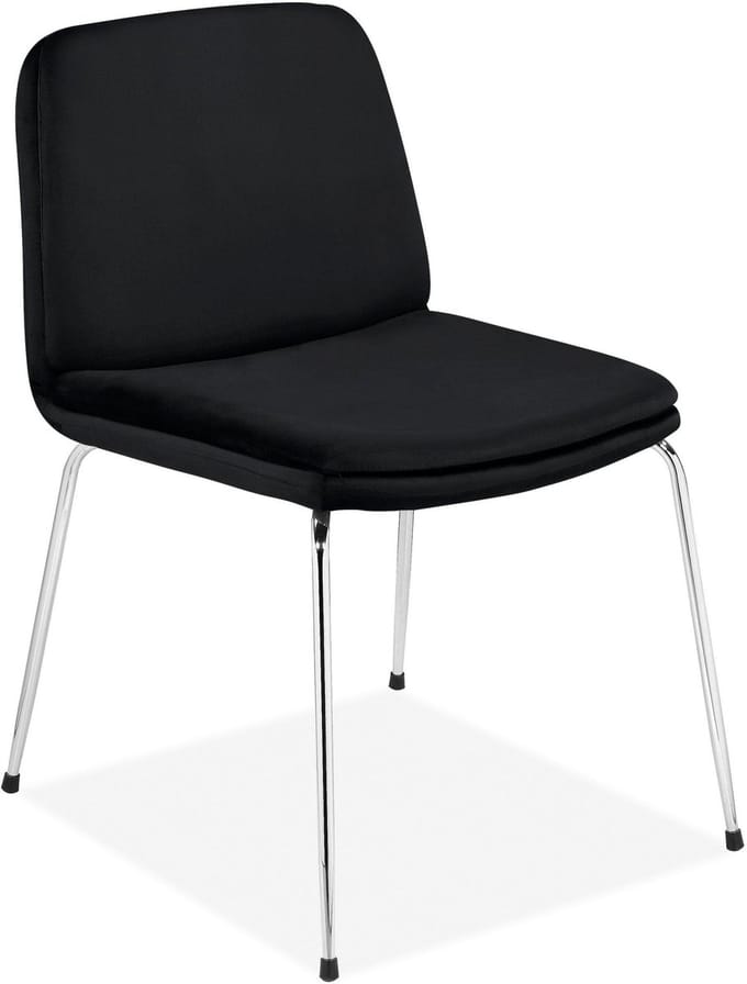Heine-Eetstoel - Set van 2 - Zwart PU