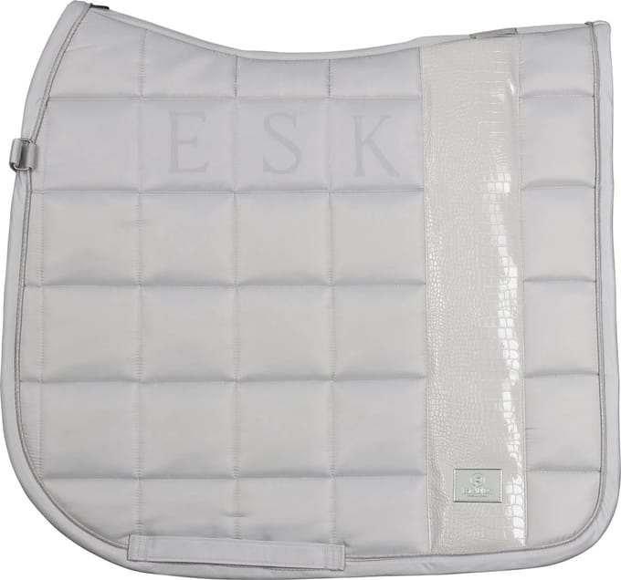Eskadron Zadeldek Platinum Big Square Glossy Gebroken Wit - Gebroken Wit - dressuur Pony
