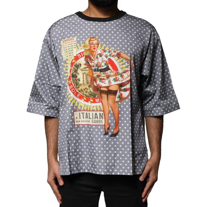 Polka Dot Pinup Graphic T-shirt