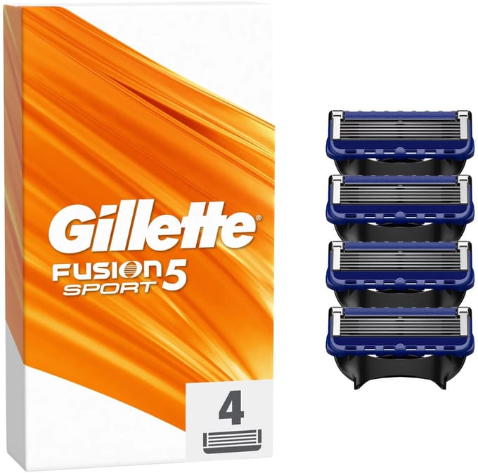 Gillette Fusion 5 Sport 4 Pack Navul Mesjes