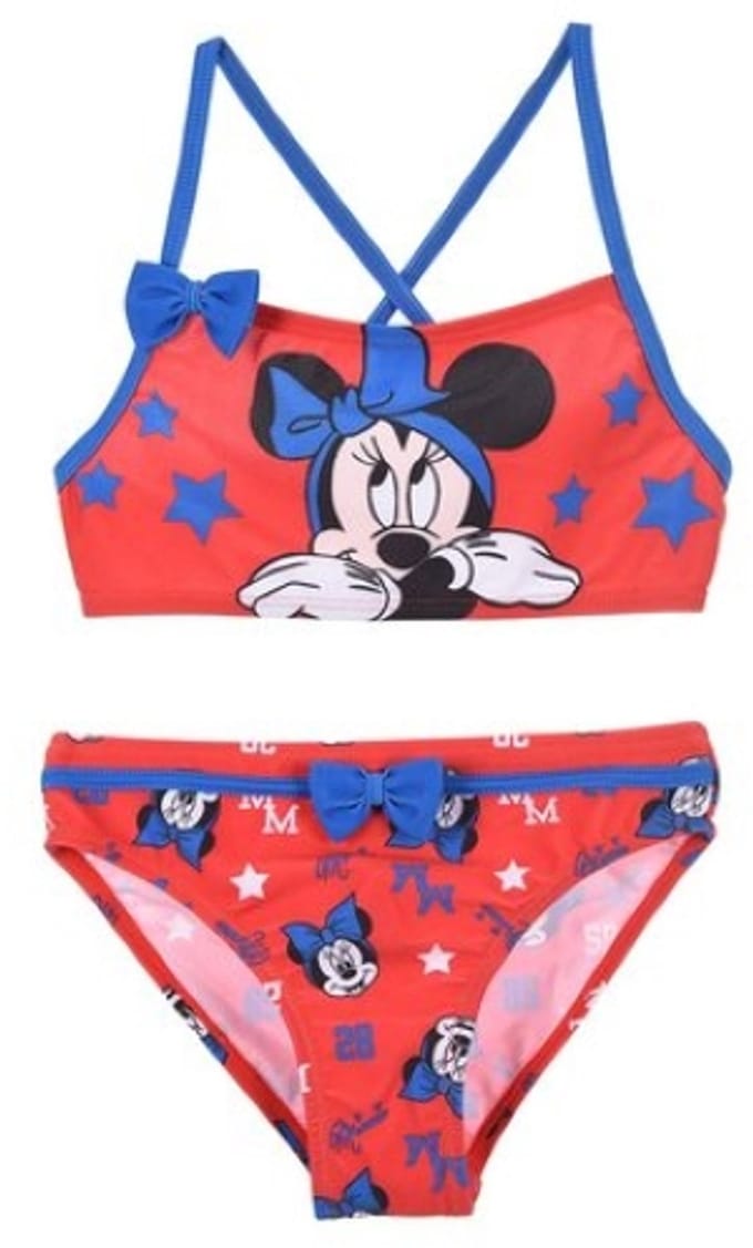 Minnie Mouse Bikini - Maat 98 - Rood - Badpak 2-delig