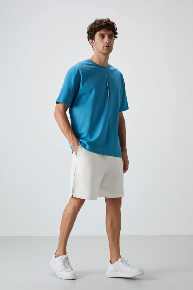 Heren Korte Sweat Shorts van Katoen-Polyester