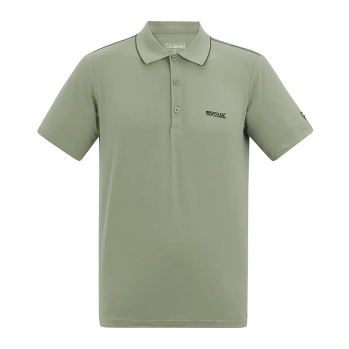 Heren Maverik stretchlogo-polo