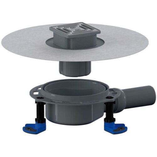 Dallmer floor drain DallDrain Select, DN 50, 10 x 10 cm 517012