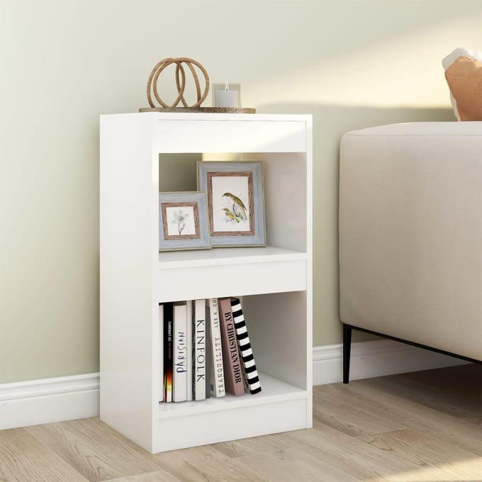 vidaXL - Boekenkast/kamerscherm - 40x30x72 - cm - wit