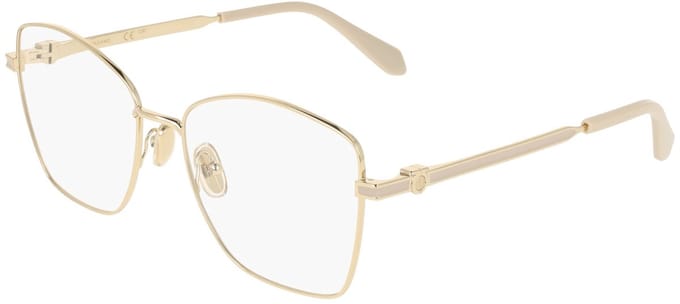 Ferragamo SF2242 Gold 55/17/140 WOMAN Brilmonturen